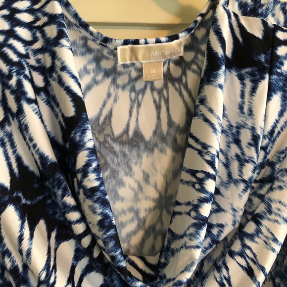 Michael Kors blue and white printed tank - Picture 3 of 6